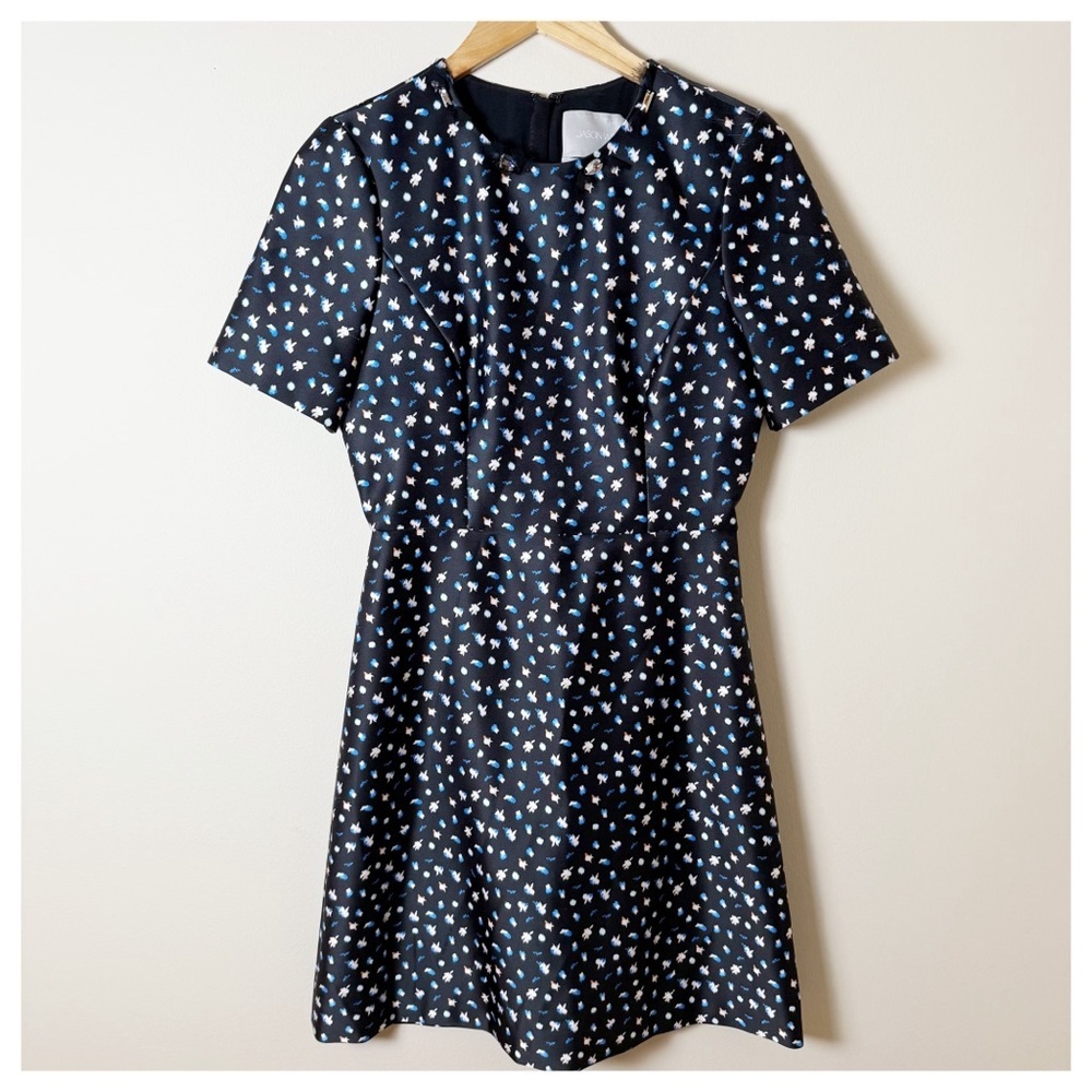 Jason Wu Fall 2018 Black Floral Dress NWT size 4